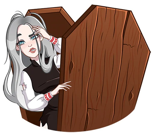 Стикер Мара Агата без текста