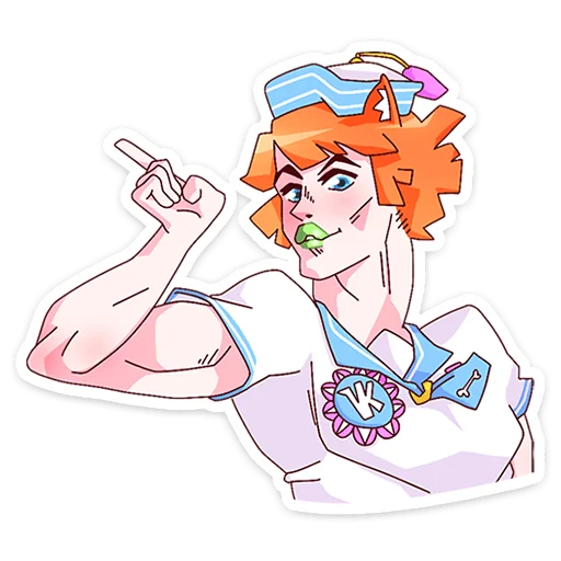 Стикер Айко-тян