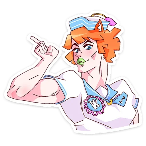 Стикер Айко-тян