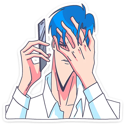 Стикер Акихико семпай