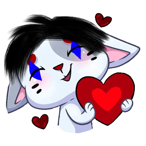 Стикер акума бисквит