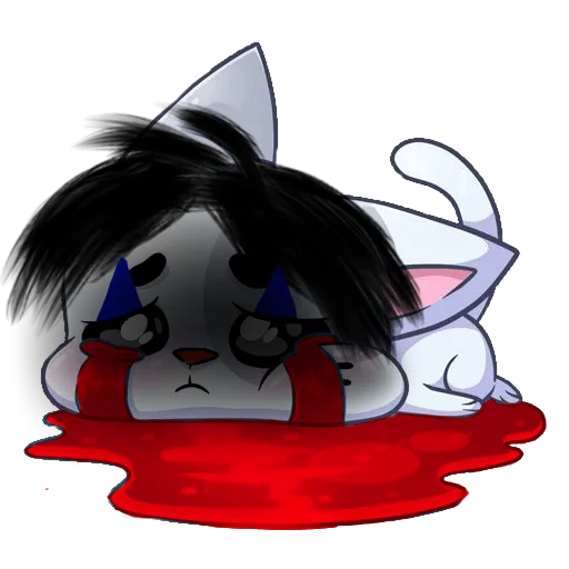 Стикер акума бисквит