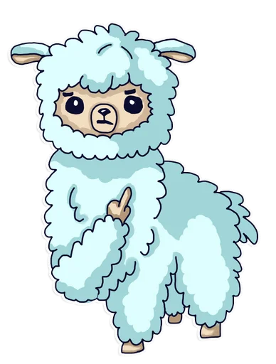 Стикер Alpaka Florentina