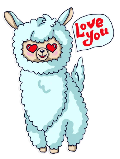 Стикер Alpaka Florentina