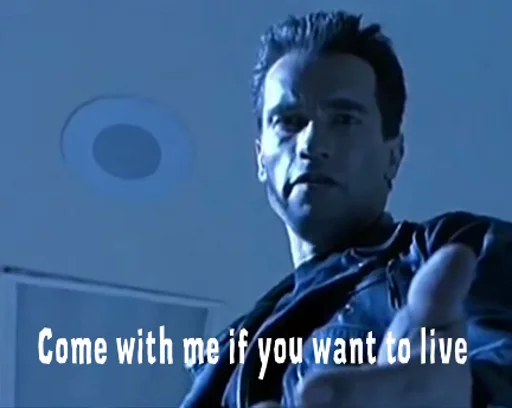 Стикер Alphabet with Arnold