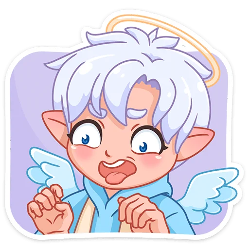 Стикер Ангел-кун