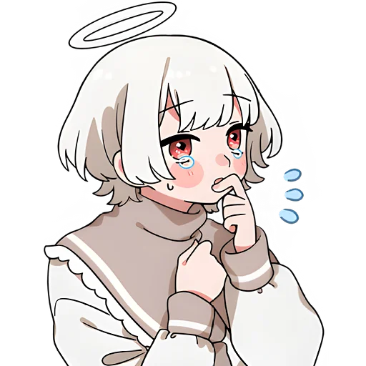 Стикер Ангельский мальчик