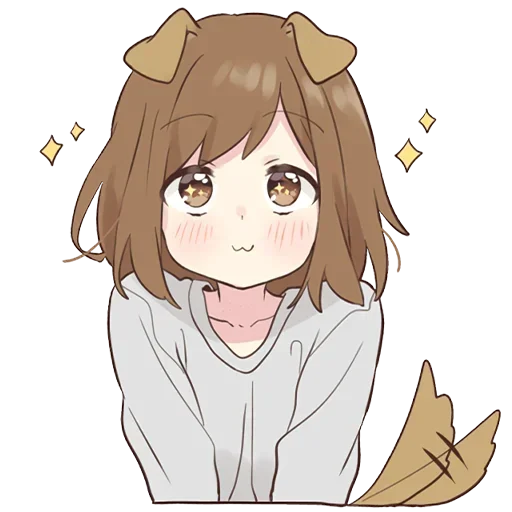Стикер Cute Anime