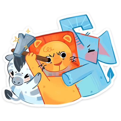 Стикер Животная братва