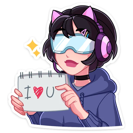 Стикер Анечка