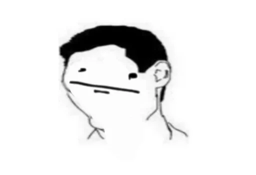 Стикер А почему рот в говне