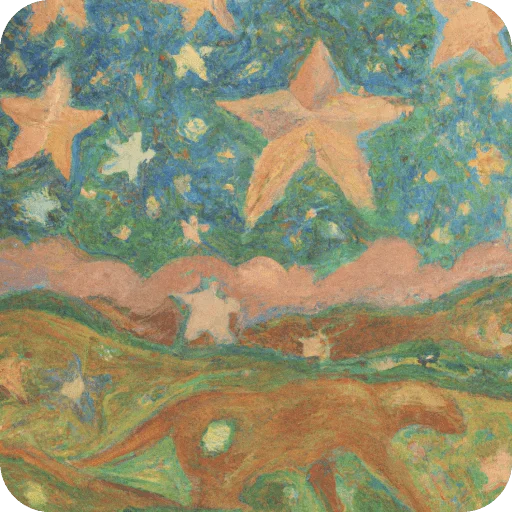 Стикер AI x Gauguin style