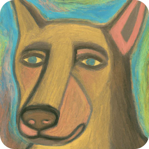 Стикер AI x Gauguin style