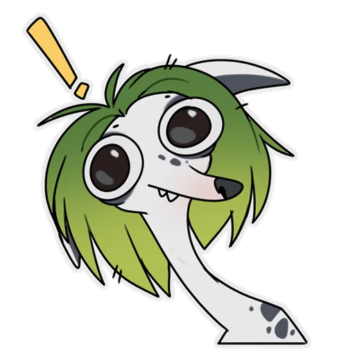 Стикер Arya the dog by HattieZAZU