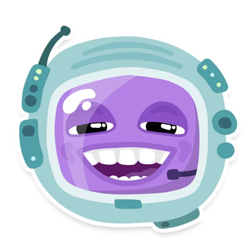 Стикер Космонавты