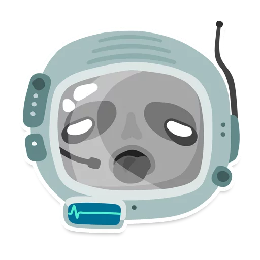 Стикер Космонавты