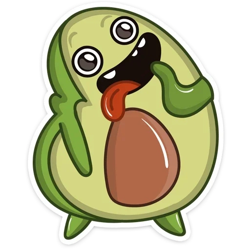 Стикер Авокадик