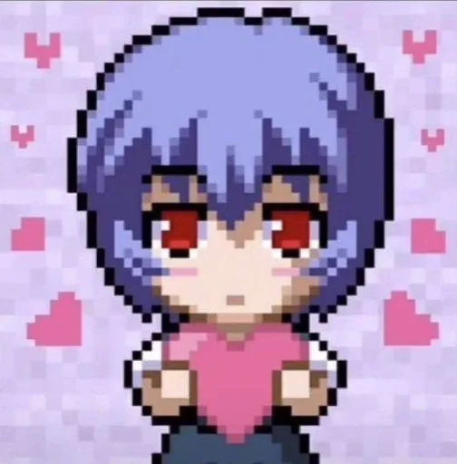 Стикер Рей Аянами