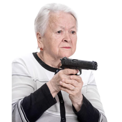 Стикер бабушка