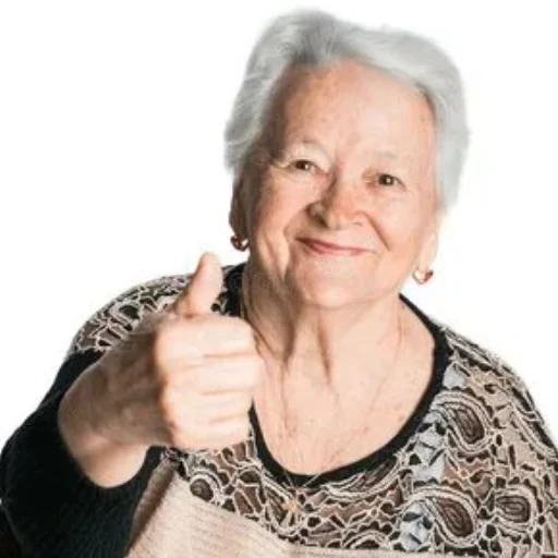 Стикер бабушка