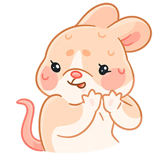 Стикер Крошка Обнимышка без надписей