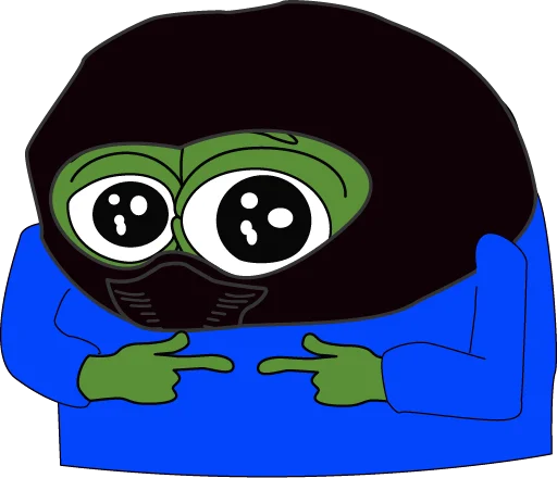 Стикер bagsy-pepes