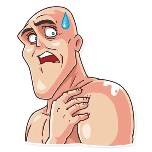 Стикер Лысый из brazzers