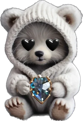 Стикер Медведи