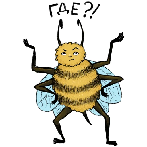 Стикер Пчола