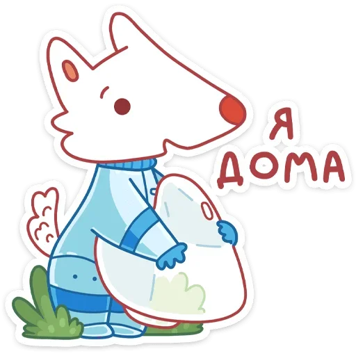 Стикер Белка и Стрелка