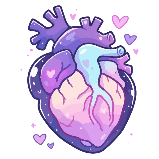 Стикер валентинка