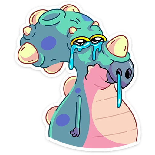 Стикер Трицератопс Вениамин