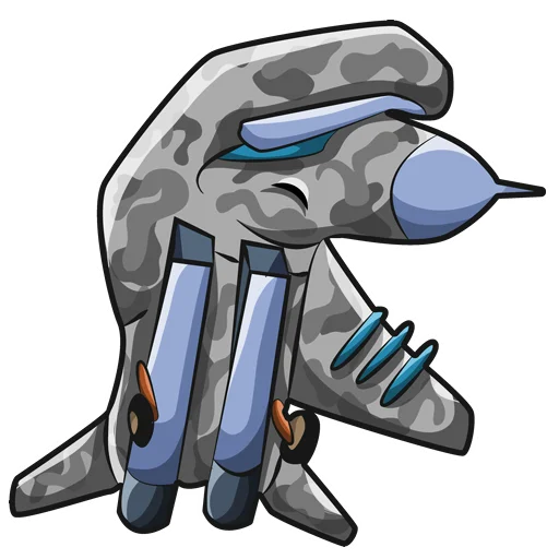 Стикер Бессонный самолёт