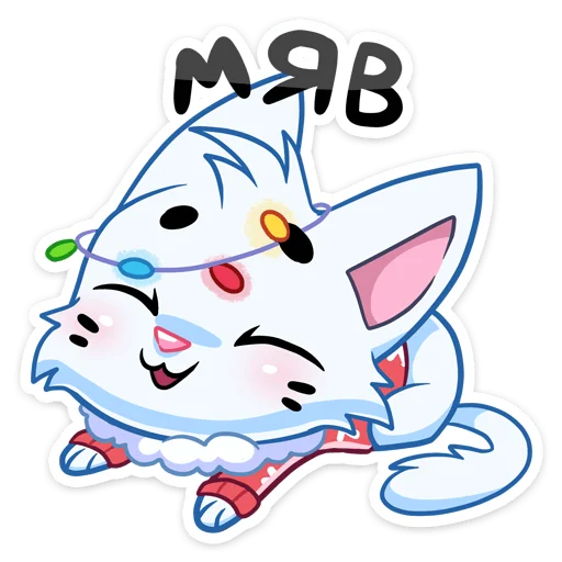 Стикер Новогодний Бисквит