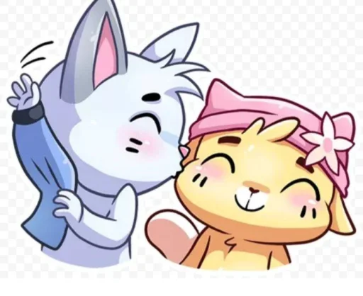 Стикер Бисквит и Ванилька