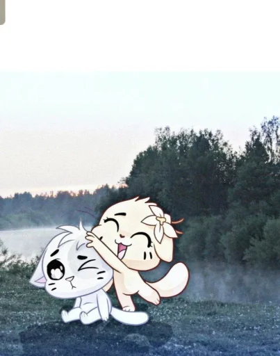 Стикер Бисквит и Ванилька