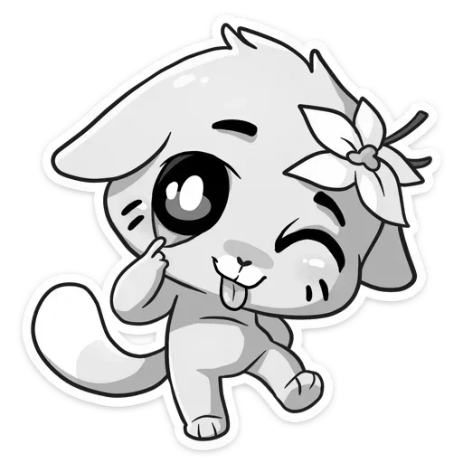 Стикер Бисквит и Ванилька