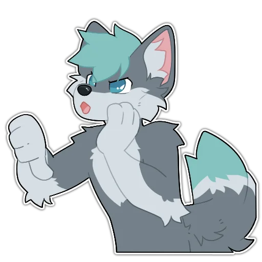 Стикер Rix (Wolfdog & Dogzilla) #1