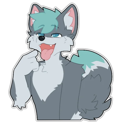 Стикер Rix (Wolfdog & Dogzilla) #1