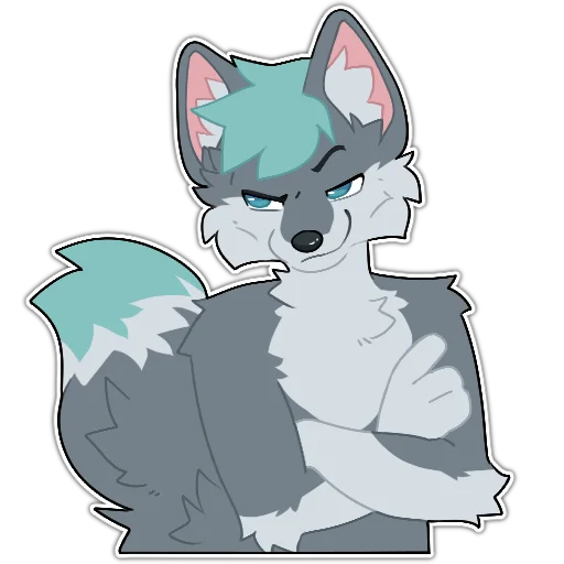 Стикер Rix (Wolfdog & Dogzilla) #1