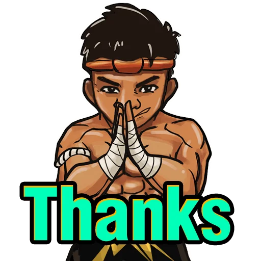 Стикер Тайский бокс