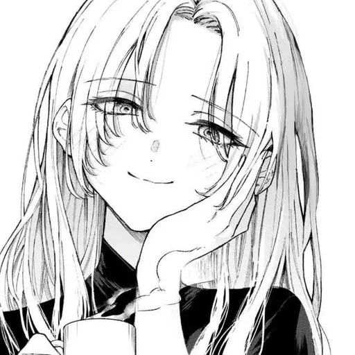 Стикер black white