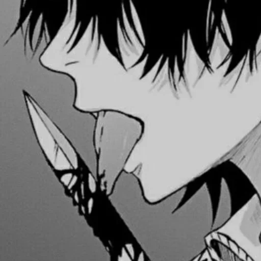 Стикер black white