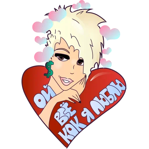 Стикер Блондинка в законе