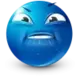 Эмодзи Blue Face