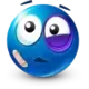 Эмодзи Blue Face