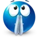 Эмодзи Blue Face