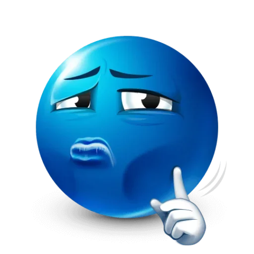 Стикер Blue Emotions