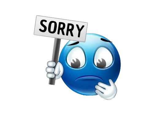 Стикер Blue Emotions