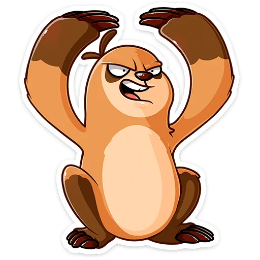 Стикер Бодрый Эл